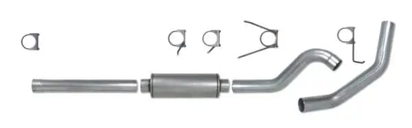 Diamond Eye KIT 4in Catback Single SS: 2004.5-2007.5 DODGE CUMMINS 600