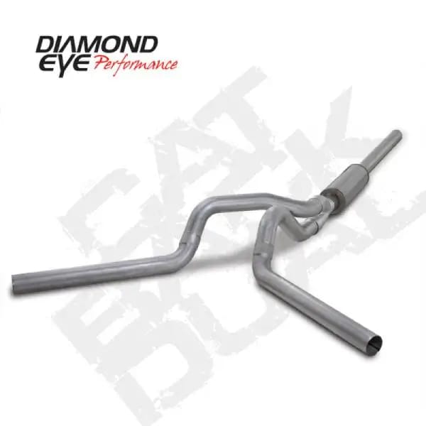 Diamond Eye KIT 4in Catback DUAL AL: 2004.5-2007.5 DODGE CUMMINS 600 thumbnail 2