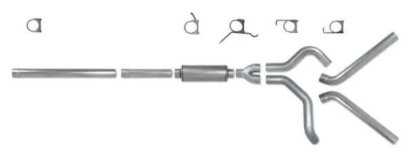 Diamond Eye KIT 4in Catback DUAL SS: 2004.5-2007.5 DODGE CUMMINS 600 thumbnail 2