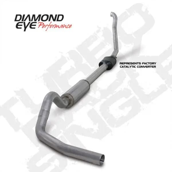 Diamond Eye KIT 4in Turbo Back Single AL: 94-97 FORD 7.3L F250/F350 PWRSTROKE NFS W/ CARB EQUIV STDS thumbnail 2