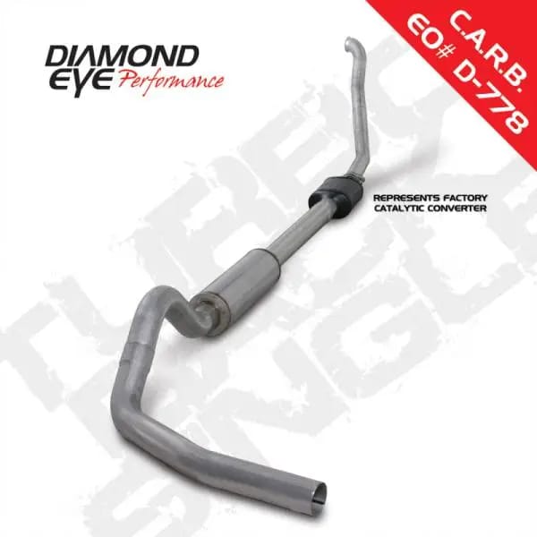 Diamond Eye KIT 4in Turbo Back Single AL: 94-97 FORD 7.3L F250/F350 PWRSTROKE NFS W/ CARB EQUIV STDS thumbnail 3