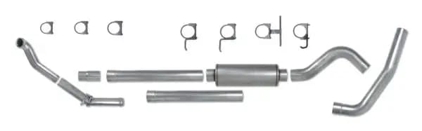Diamond Eye KIT 4in Turbo Back Single AL: 94-97 FORD 7.3L F250/F350 PWRSTROKE NFS W/ CARB EQUIV STDS thumbnail 6