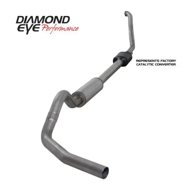 Diamond Eye KIT 4in Turbo Back SGL SS: 94-97 FORD 7.3L F250/F350 PWRSTROKE NFS W/ CARB EQUIV STDS thumbnail 5
