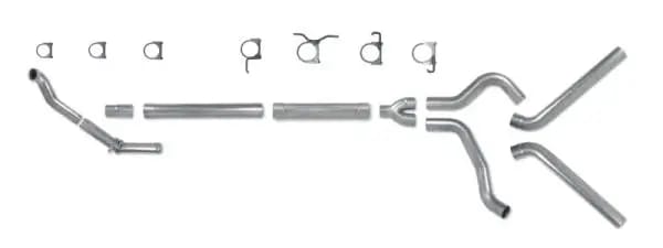 Diamond Eye KIT 4in Turbo Back MFLR RPLCMENT PIPE DUAL ALUM94-97 5 7 3L F250/F350 PWRSTROKE NFS thumbnail 5