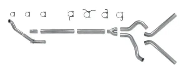 Diamond Eye KIT 4in TB MFLR RPLCMENT PIPE DUAL SS 94-97 5 7 3L F250/F350 PWRSTROKE NFS W CARB STDS thumbnail 5