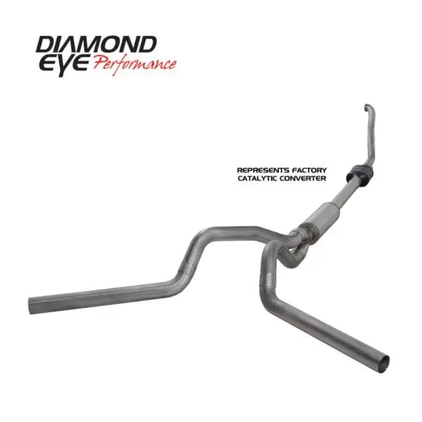 Diamond Eye KIT 4in TB MFLR RPLCMENT PIPE DUAL SS 94-97 5 7 3L F250/F350 PWRSTROKE NFS W CARB STDS thumbnail 7