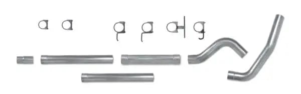 Diamond Eye KIT 4in Catback MFLR RPLCMENT PIPE Single AL: 94-97 FORD 7.3L F250/F350 PWRSTROKE thumbnail 3