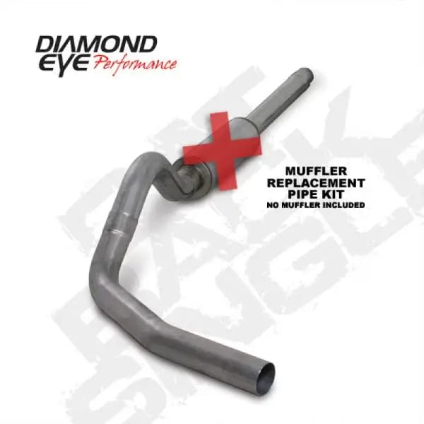 Diamond Eye KIT 4in Catback Single SS: 94-97 FORD 7.3L F250/F350 PWRSTROKE thumbnail 3
