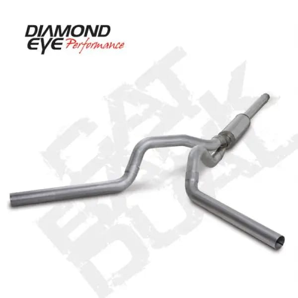 Diamond Eye KIT 4in Catback DUAL AL: 94-97 FORD 7.3L F250/F350 PWRSTROKE thumbnail 3