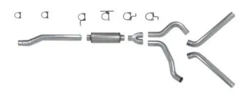 Diamond Eye KIT 4in Catback DUAL AL: 03-07 FORD 6.0L F250/F350