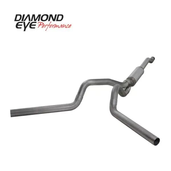 Diamond Eye KIT 4in Catback DUAL SS: 03-07 FORD 6.0L F250/F350