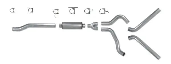 Diamond Eye KIT 4in Catback DUAL SS: 03-07 FORD 6.0L F250/F350 thumbnail 5