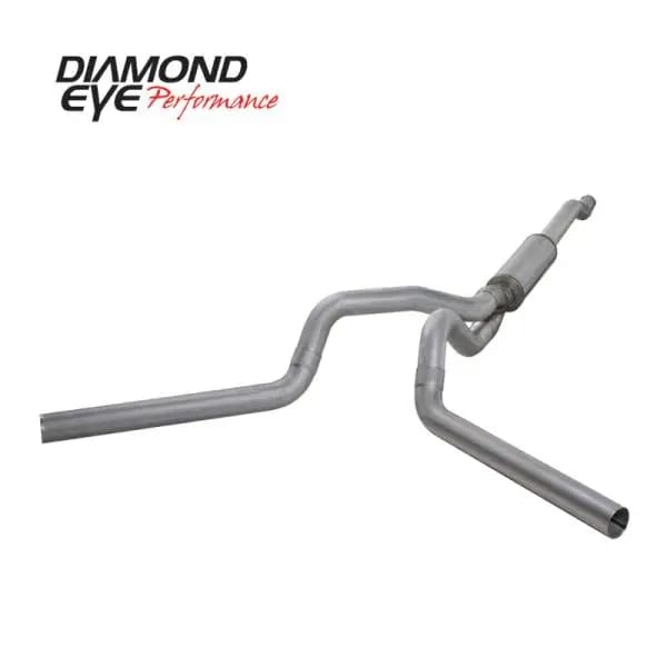Diamond Eye KIT 4in Catback MFLR RPLCMENT PIPE DUAL AL: 03-07 FORD 6.0L F250/F350 thumbnail 7