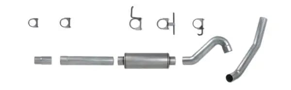 Diamond Eye KIT 4in Catback Single AL: 03-06 FORD 6.0L EXCURSION thumbnail 4
