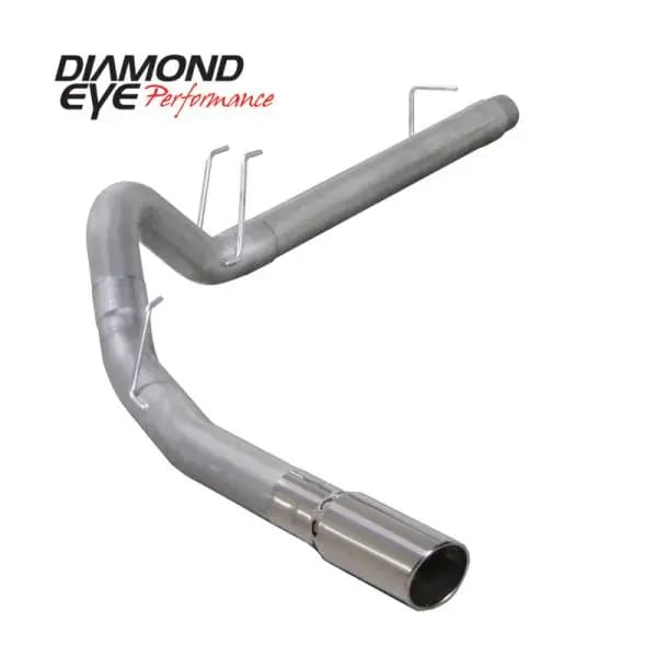 Diamond Eye KIT 4in DPF-BACK SGL AL 08-09 6 4L F250/F350 PCKGD BX46X14X14OD EL-PL 44inX13 5inX13 5in thumbnail 3