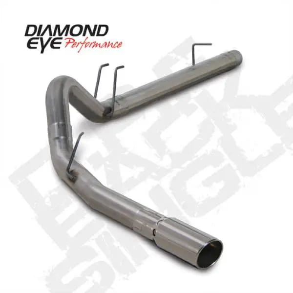 Diamond Eye KIT 4in DPF-BACK SGL SS 08-09 6 4L F250/F350 PCKGD BX46X14X14OD EL-PL 44inX13 5inX13 5in thumbnail 3