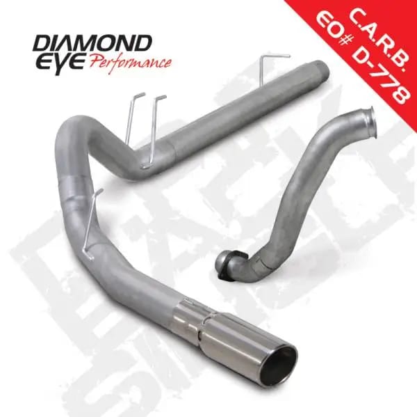 Diamond Eye KIT 4in DPF-BACK w/ DP Single AL 08-10 Ford 6.4L Powerstroke F250/F350 thumbnail 2