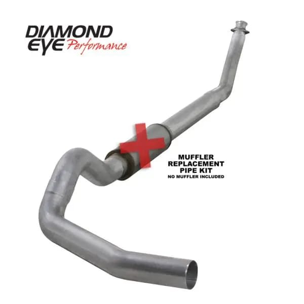 Diamond Eye KIT 5in Turbo Back SGL MFLR RPLCMENT PIPE AL: 94-02 DODGE CUMMINS 5.9L W/ RP #510220 thumbnail 2