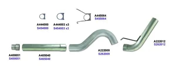Diamond Eye 5in DPF-BACK AL 2013 DODGE 6.7L CUMMINS thumbnail 2