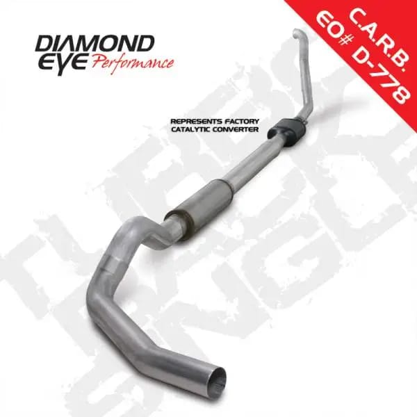 Diamond Eye KIT 5in Turbo Back SGL AL: 94-97 FORD 7.3L F250/F350 PWRSTROKE NFS W/ CARB EQUIV STDS thumbnail 3