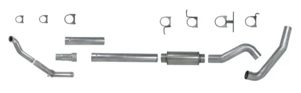 Diamond Eye KIT 5in Turbo Back SGL AL: 94-97 FORD 7.3L F250/F350 PWRSTROKE NFS W/ CARB EQUIV STDS thumbnail 5