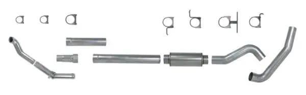 Diamond Eye KIT 5in Turbo Back SGL AL: 94-97 FORD 7.3L F250/F350 PWRSTROKE NFS W/ CARB EQUIV STDS thumbnail 6
