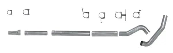 Diamond Eye KIT 5in Catback MFLR RPLCMENT PIPE Single AL: 94-97 FORD 7.3L F250/F350 PWRSTROKE thumbnail 3