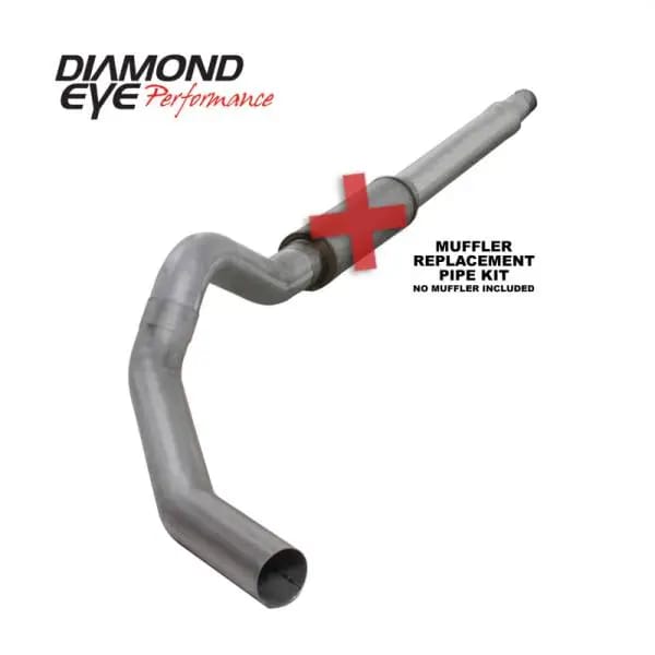 Diamond Eye KIT 5in Catback MFLR RPLCMENT PIPE Single AL: 03-07 FORD 6.0L F250/F350 thumbnail 4