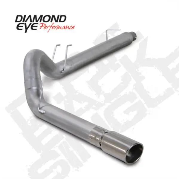 Diamond Eye KIT 5in DPF-BACK SGL AL 08 6 4L F250-F350 PCKGD BX46X14X14OD EL-PL 44inX13 5inX13 5inID thumbnail 3