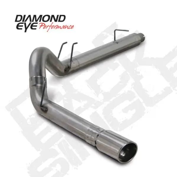 Diamond Eye KIT 5in DPF-BACK Single SS 08-09 6 4L F250-F350 PCKGD BX46X14X14OD EL-PL thumbnail 2