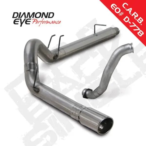 Diamond Eye KIT 5in DPF-BACK w/ DP Single SS 08-10 Ford 6.4L Powerstroke F250/F350 thumbnail 2