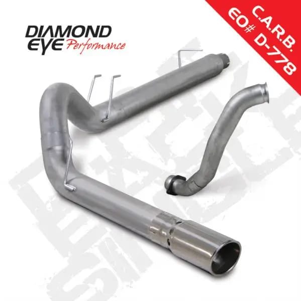 Diamond Eye KIT 5in DPF-BACK w/ DP Single AL 08-10 Ford 6.4L Powerstroke F250/F350 thumbnail 2