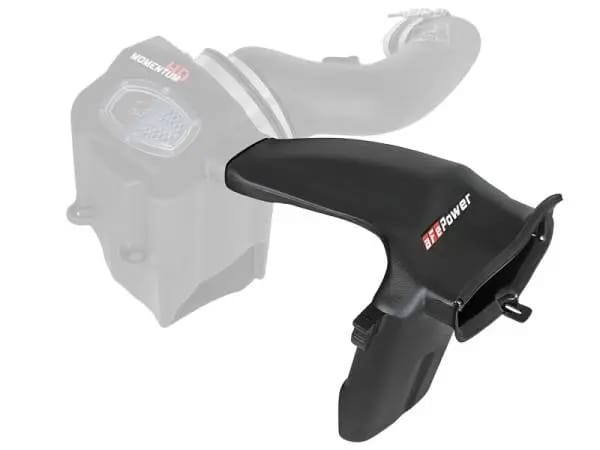 aFe Momentum HD Dynamic Air Scoop 2017 Ford Diesel Trucks V8-6.7L (td) thumbnail 6