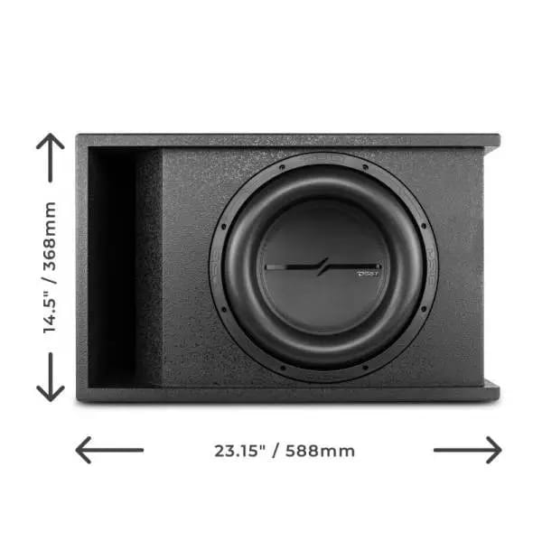 DS18 Single 12in 1000 Watts RMS ZXI12.2D Loaded Ported Enclosure w/ Subwoofer thumbnail 3