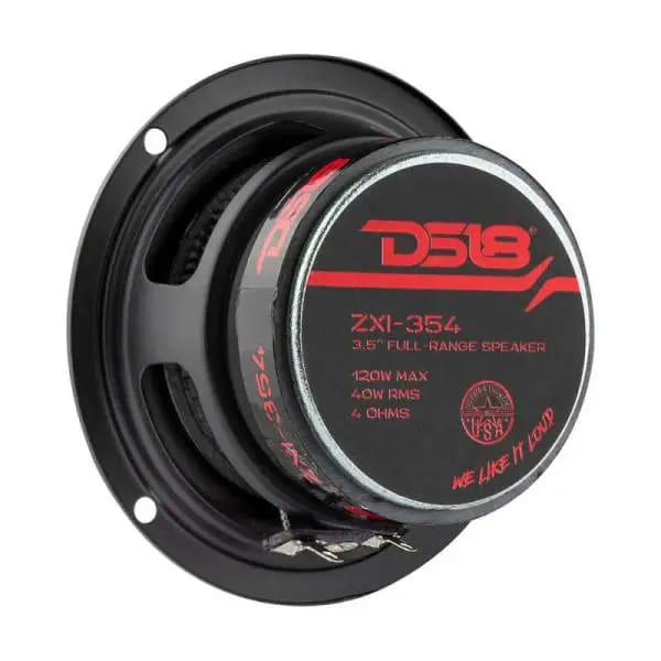 DS18 3.5in 40 Watts RMS 4 ohm 1-Way Full Range Speaker w/ Kevlar Cones