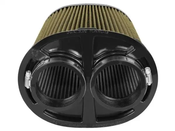 aFe Momentum Intake Rep Air Filter w/PG7 Media-3in F (Dual) x (8.25x6.25)in B x (7.25x5)in T x 9in H thumbnail 3
