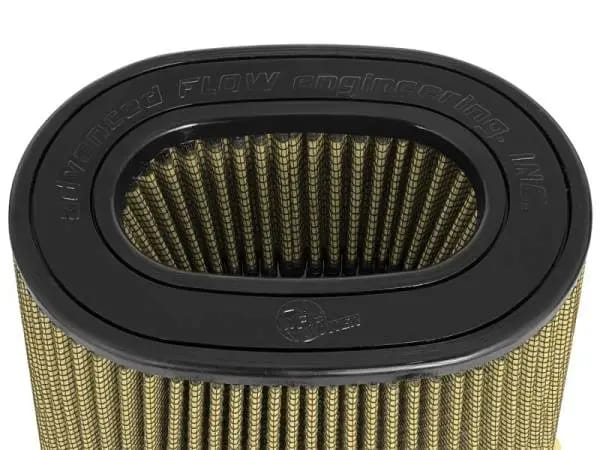aFe Momentum Intake Rep Air Filter w/PG7 Media-3in F (Dual) x (8.25x6.25)in B x (7.25x5)in T x 9in H thumbnail 4
