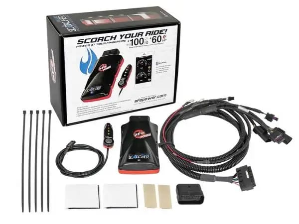 aFe Scorcher Blue Module 2021 Ford F-150 V6-2.7L (tt)/3.5L (tt) thumbnail 8