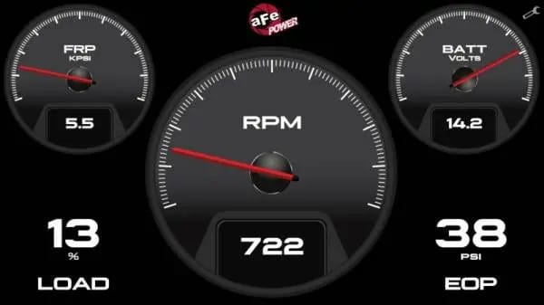 aFe AGD Advanced Gauge Display Digital 5.5in Monitor 08-18 Dodge/RAM/Ford/GM Diesel Trucks thumbnail 10