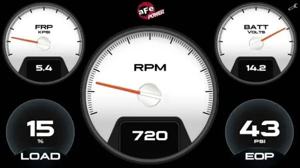 aFe AGD Advanced Gauge Display Digital 5.5in Monitor 08-18 Dodge/RAM/Ford/GM Diesel Trucks thumbnail 11