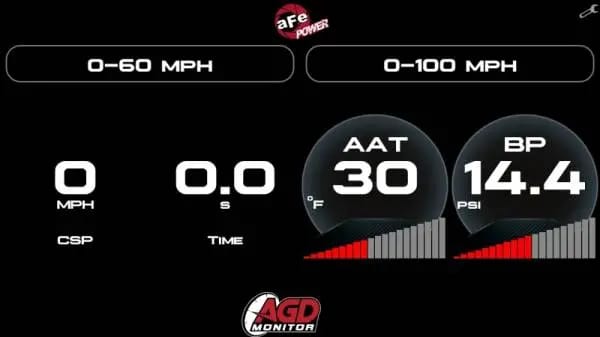aFe AGD Advanced Gauge Display Digital 5.5in Monitor 08-18 Dodge/RAM/Ford/GM Diesel Trucks thumbnail 5