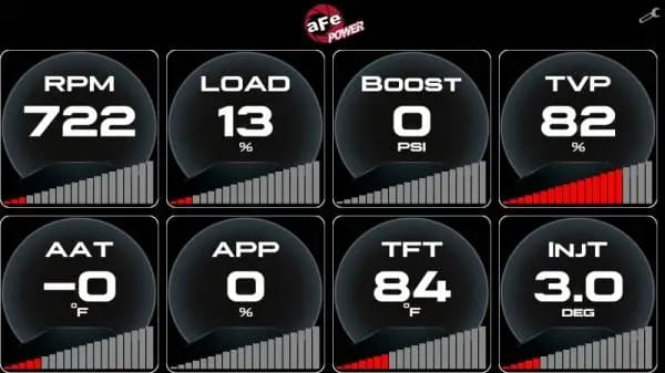 aFe AGD Advanced Gauge Display Digital 5.5in Monitor 08-18 Dodge/RAM/Ford/GM Diesel Trucks thumbnail 13