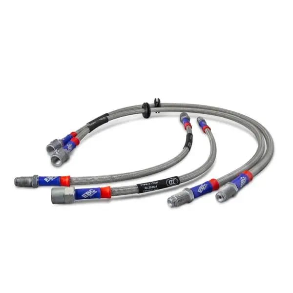 EBC 94-97 Dodge Ram 1500 (4WD) 3.9L (w/Rear Wheel ABS) Stainless Steel Brake Line Kit thumbnail 2