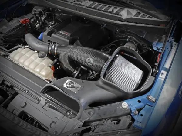aFe 17-20 Ford F-150/Raptor Track Series Carbon Fiber Cold Air Intake System With Pro DRY S Filters thumbnail 3