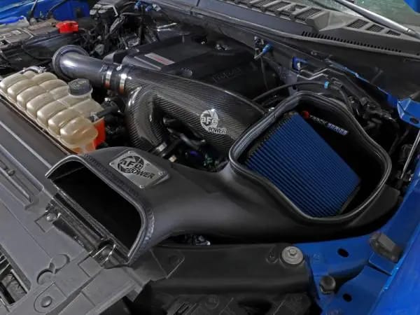 aFe 17-20 Ford F-150/Raptor Track Series Carbon Fiber Cold Air Intake System With Pro 5R Filters thumbnail 3