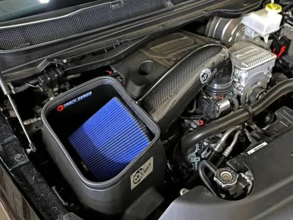 aFe 19-20 Dodge RAM 1500 5.7L Track Series Carbon Fiber Cold Air Intake System w/Pro 5R Filter thumbnail 2
