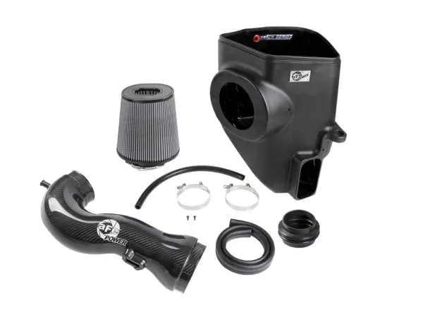 aFe 19-21 GM Trucks 5.3L/6.2L Track Series Carbon Fiber Cold Air Intake System W/ Pro Dry S Filters thumbnail 4
