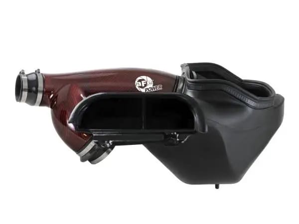 aFe 17-24 Ford F-150 Track Series Red Kevlar Carbon Fiber C/A Intake System w/Black Pro 5R Filter thumbnail 5