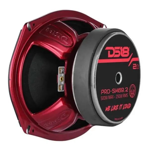 DS18 6x9in 250 Watts RMS 2 ohm Mid-Range Loudspeaker Shallow thumbnail 5