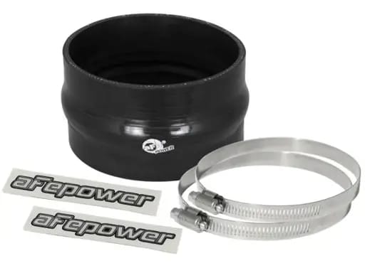 aFe Magnum FORCE 4.75in ID 3in L Straight Reducing Bellow Coupler - Black